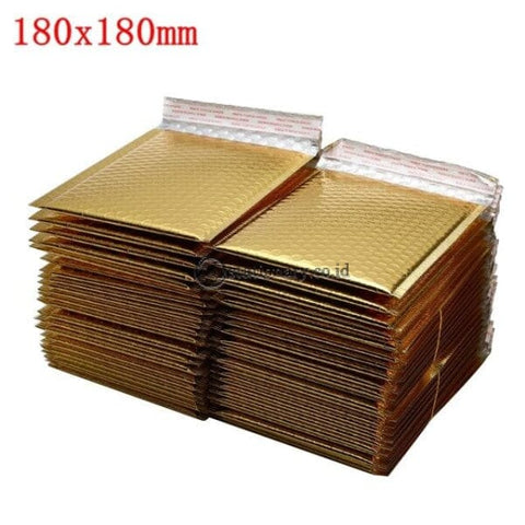 (Preorder) 50 Pcs/lot Different Specifications Gold Plating Paper Bubble Envelopes Bags Mailers