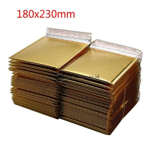 (Preorder) 50 Pcs/lot Different Specifications Gold Plating Paper Bubble Envelopes Bags Mailers