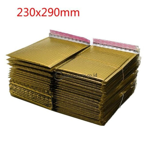 (Preorder) 50 Pcs/lot Different Specifications Gold Plating Paper Bubble Envelopes Bags Mailers