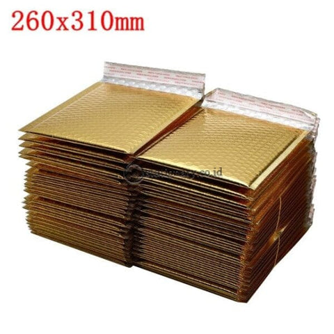 (Preorder) 50 Pcs/lot Gold Plating Paper Bubble Envelopes Bags Mailers Padded Shipping Envelope