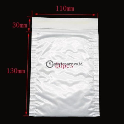 (Preorder) 50 Pieces Of Different Specifications White Bag Foam Envelope Foil Office Packaging