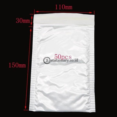 (Preorder) 50 Pieces Of Different Specifications White Bag Foam Envelope Foil Office Packaging