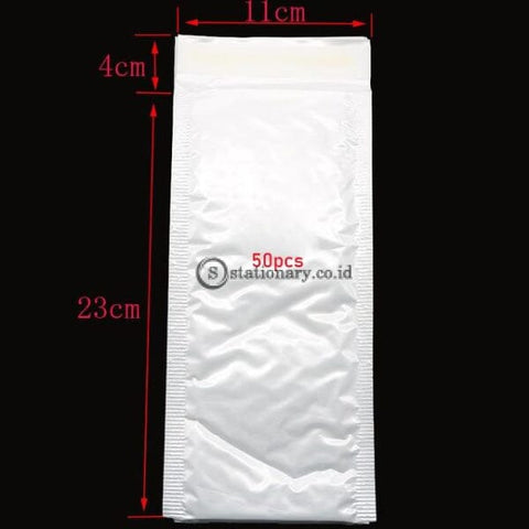 (Preorder) 50 Pieces Of Different Specifications White Bag Foam Envelope Foil Office Packaging