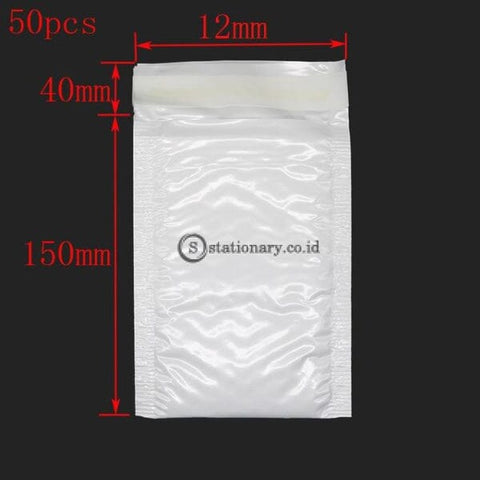 (Preorder) 50 Pieces Of Different Specifications White Bag Foam Envelope Foil Office Packaging