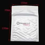 (Preorder) 50 Pieces Of Different Specifications White Bag Foam Envelope Foil Office Packaging