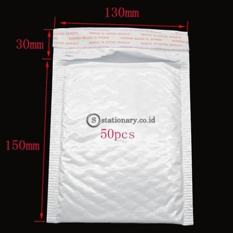 (Preorder) 50 Pieces Of Different Specifications White Bag Foam Envelope Foil Office Packaging