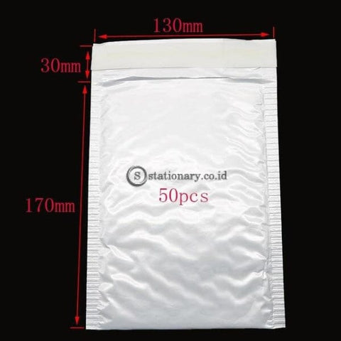 (Preorder) 50 Pieces Of Different Specifications White Bag Foam Envelope Foil Office Packaging