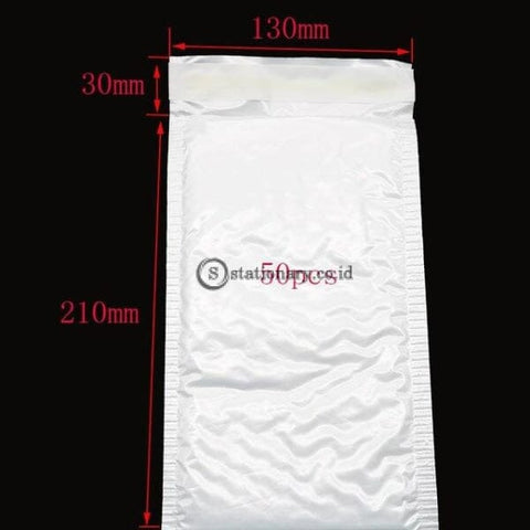 (Preorder) 50 Pieces Of Different Specifications White Bag Foam Envelope Foil Office Packaging