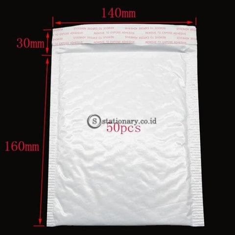 (Preorder) 50 Pieces Of Different Specifications White Bag Foam Envelope Foil Office Packaging