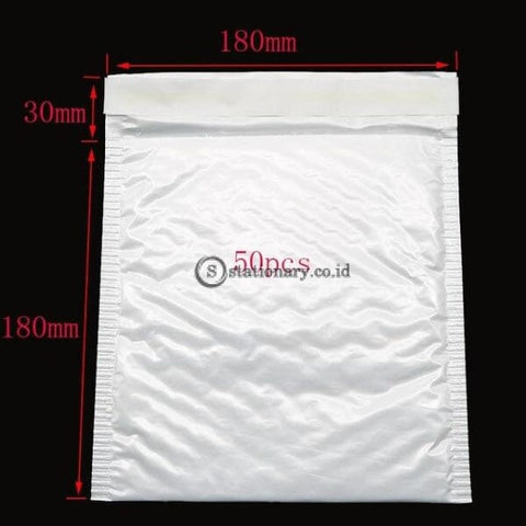 (Preorder) 50 Pieces Of Different Specifications White Bag Foam Envelope Foil Office Packaging