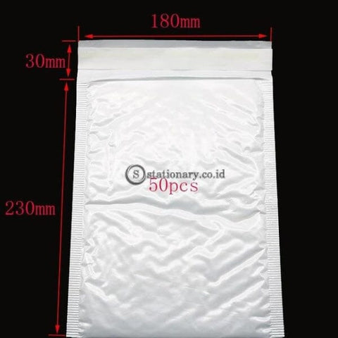 (Preorder) 50 Pieces Of Different Specifications White Bag Foam Envelope Foil Office Packaging