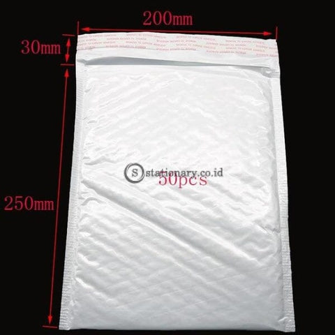 (Preorder) 50 Pieces Of Different Specifications White Bag Foam Envelope Foil Office Packaging