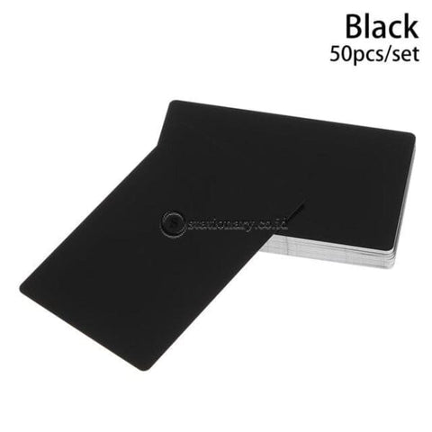 (Preorder) 50Pcs/set Colorful Aluminum Alloy Business Card Portable Metal Carte Name Cards Laser