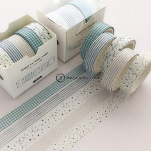 (Preorder) 5Pcs/box Japanese Washi Tape Set Diy Decoration Scrapbooking Planner Paper Wide Adhesive