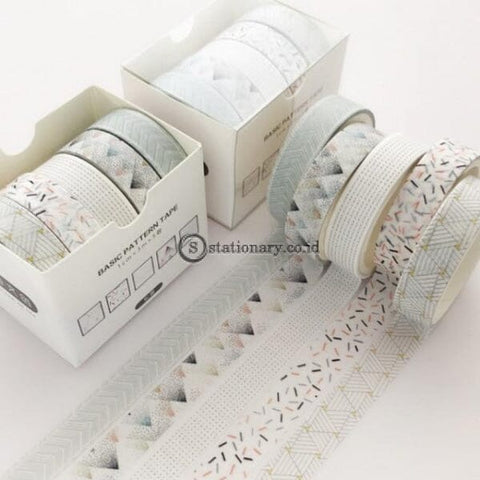 (Preorder) 5Pcs/box Japanese Washi Tape Set Diy Decoration Scrapbooking Planner Paper Wide Adhesive