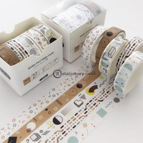 (Preorder) 5Pcs/pack Colorful Dream World Washi Tape Diy Scrapbooking Sticker Label Masking School