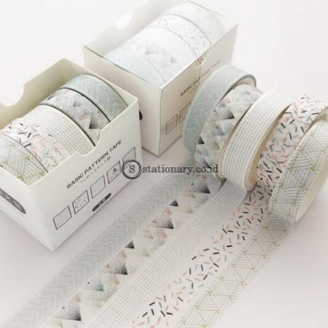 (Preorder) 5Pcs/pack Colorful Dream World Washi Tape Diy Scrapbooking Sticker Label Masking School