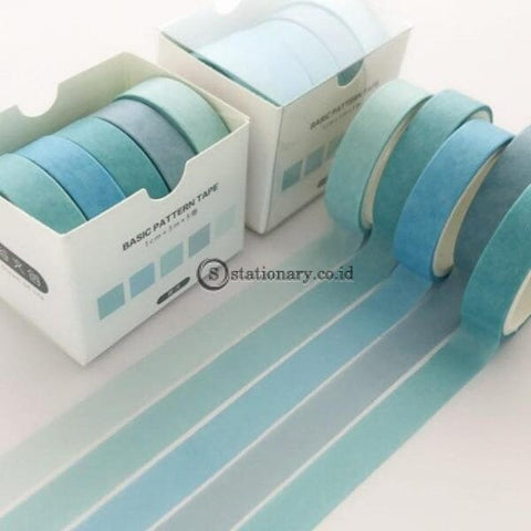 (Preorder) 5Pcs/pack Colorful Dream World Washi Tape Diy Scrapbooking Sticker Label Masking School