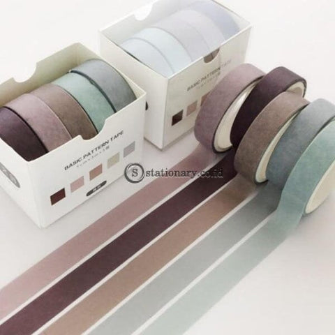 (Preorder) 5Pcs/pack Colorful Dream World Washi Tape Diy Scrapbooking Sticker Label Masking School