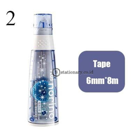 (Preorder) 6Mm*8M Cute Transparent Dot Glue Tape Decorative Double Sided For Kids Scrapbooking Photo