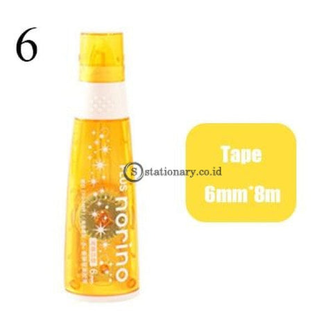 (Preorder) 6Mm*8M Cute Transparent Dot Glue Tape Decorative Double Sided For Kids Scrapbooking Photo