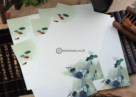 (Preorder) 8Pcs/lot Chinese Style Writing Paper Flower Letter For Kids Gift School Supplies Students
