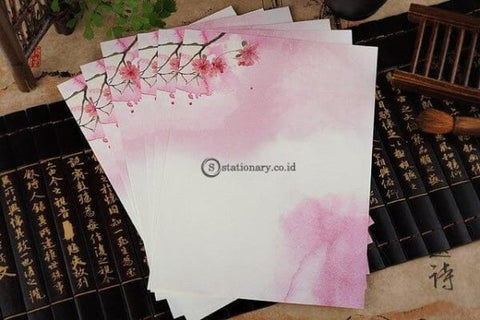 (Preorder) 8Pcs/lot Chinese Style Writing Paper Flower Letter For Kids Gift School Supplies Students