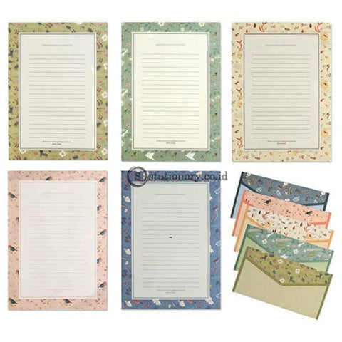 (Preorder) 9Pcs/lot Lovely Writing Stationery Paper With Envelopes For Invitation Letter Paper