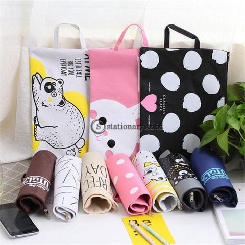 (Preorder) A4 File Bag Folder Documents Stationery Filling Bag School Office Storage Pouch Holder