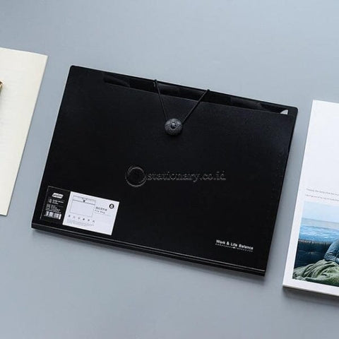 (Preorder) A4 Folder Binder Office Organizers 5/12 Pockets Pp Document Organizer File A4 Fashinable