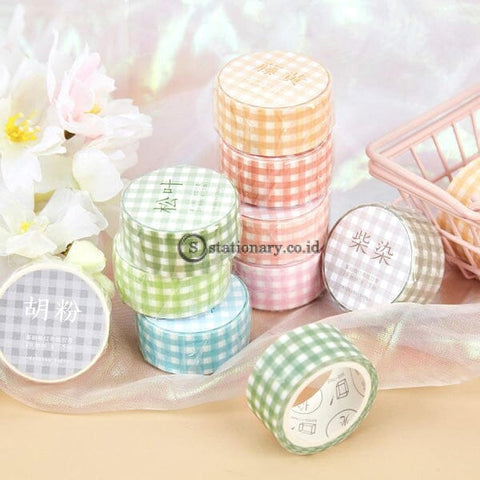 (Preorder) Basic Grid Series Journal Washi Masking Tape Decorative Salt Simple Adhesive Diy