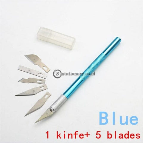 (Preorder) Carving Knife Or 5Pc Blades Wood Tools Fruit Craft Sculpture Engraving Utility Knife Diy