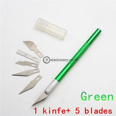 (Preorder) Carving Knife Or 5Pc Blades Wood Tools Fruit Craft Sculpture Engraving Utility Knife Diy