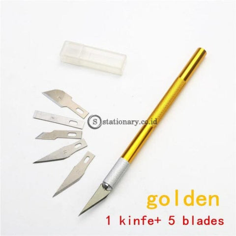 (Preorder) Carving Knife Or 5Pc Blades Wood Tools Fruit Craft Sculpture Engraving Utility Knife Diy