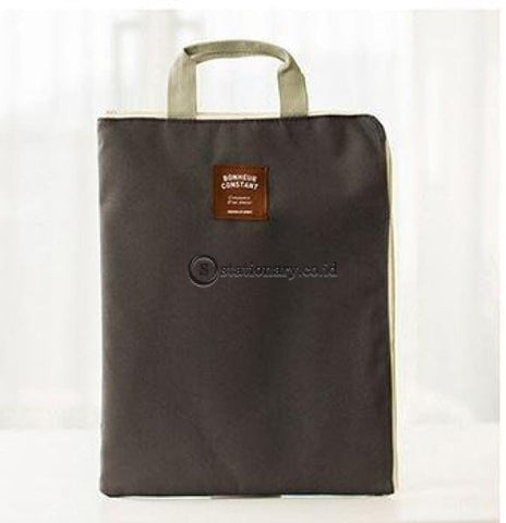 (Preorder) Coloffice 1Pc A4 File Products Zipper Oxford Canvas Bag Student Paper Exam Laptop