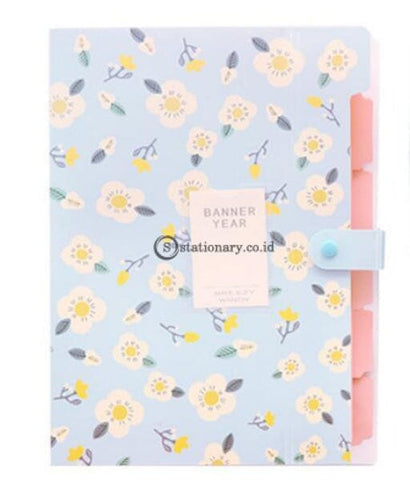 (Preorder) Coloffice 1Pc Fresh Floral Filing Production Folder Multi-Function 5/8 Into Mezzanine