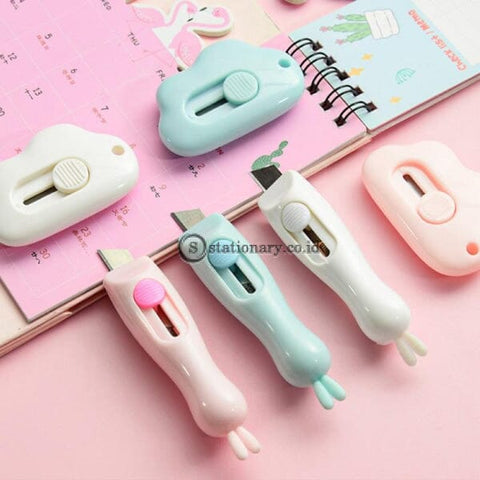 (Preorder) Cute Animal Rabbit Cloud Mini Portable Utility Knife Paper Cutter Cutting Razor Blade