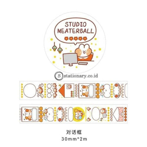 (Preorder) Cute Cat Family Series Journal Washi Tape Diy Scrapbooking Sticker Label Kawaii Pet