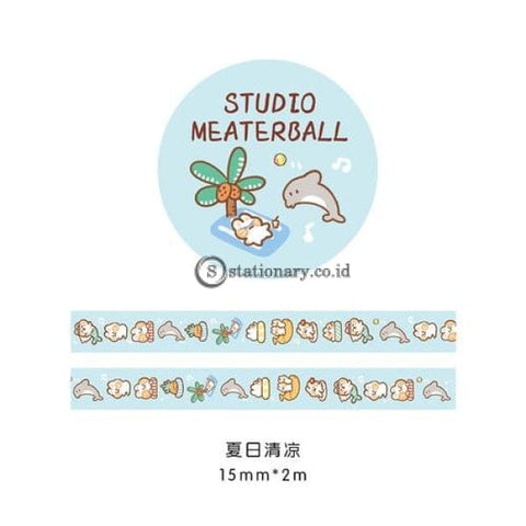 (Preorder) Cute Cat Family Series Journal Washi Tape Diy Scrapbooking Sticker Label Kawaii Pet