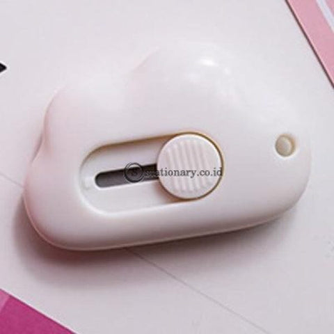 (Preorder) Cute Cloud Color Mini Portable Utility Knife Paper Cutter Cutting Razor Blade Office