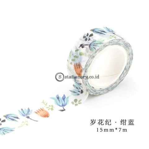 (Preorder) Cute Plants Flowers Japanese Masking Washi Tape Adhesive Decora Diy Decorative