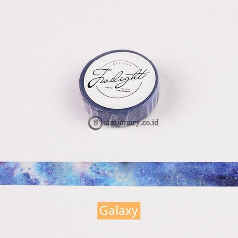 (Preorder) Fantasy Paper Washi Tape 15Mm Full New Moon Galaxy Clear Pink Sky Color Adhesive Masking