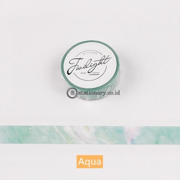 (Preorder) Fantasy Paper Washi Tape 15Mm Full New Moon Galaxy Clear Pink Sky Color Adhesive Masking