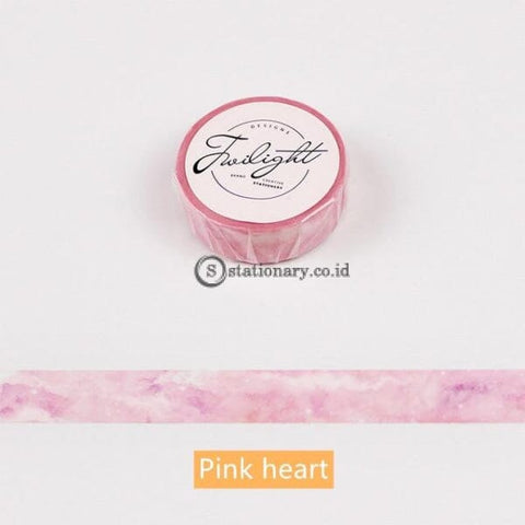 (Preorder) Fantasy Paper Washi Tape 15Mm Full New Moon Galaxy Clear Pink Sky Color Adhesive Masking