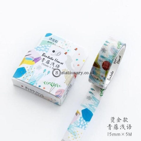 (Preorder) Flower Forest Dream Starry Sky Colorful Gilding Washi Tape Diy Scrapbooking Sticker Label