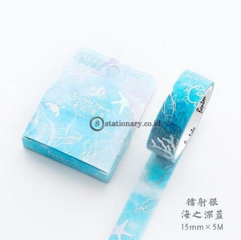 (Preorder) Flower Forest Dream Starry Sky Colorful Gilding Washi Tape Diy Scrapbooking Sticker Label