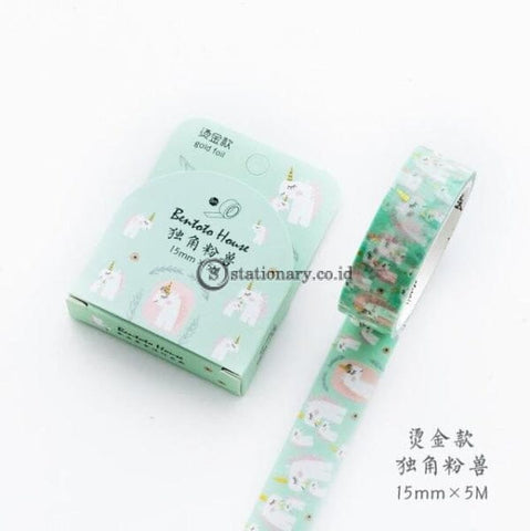 (Preorder) Flower Forest Dream Starry Sky Colorful Gilding Washi Tape Diy Scrapbooking Sticker Label