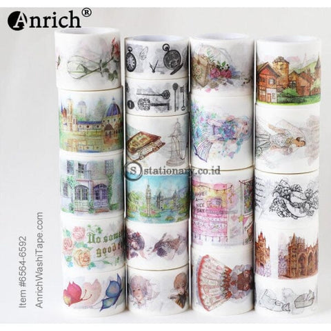 (Preorder) Free Shipping Washi Tape Anrich #6564-6592 Cloud Butterfly Ocean Colorful Customizable