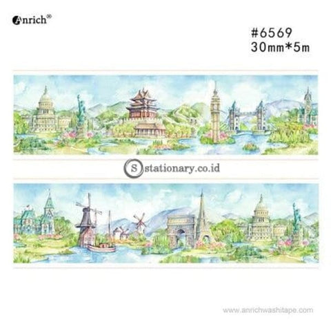 (Preorder) Free Shipping Washi Tape Anrich #6564-6592 Cloud Butterfly Ocean Colorful Customizable