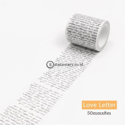 (Preorder) Gothic Paper Washi Tape Vintage Alphabet Number Love Lettering World Map Newspaper
